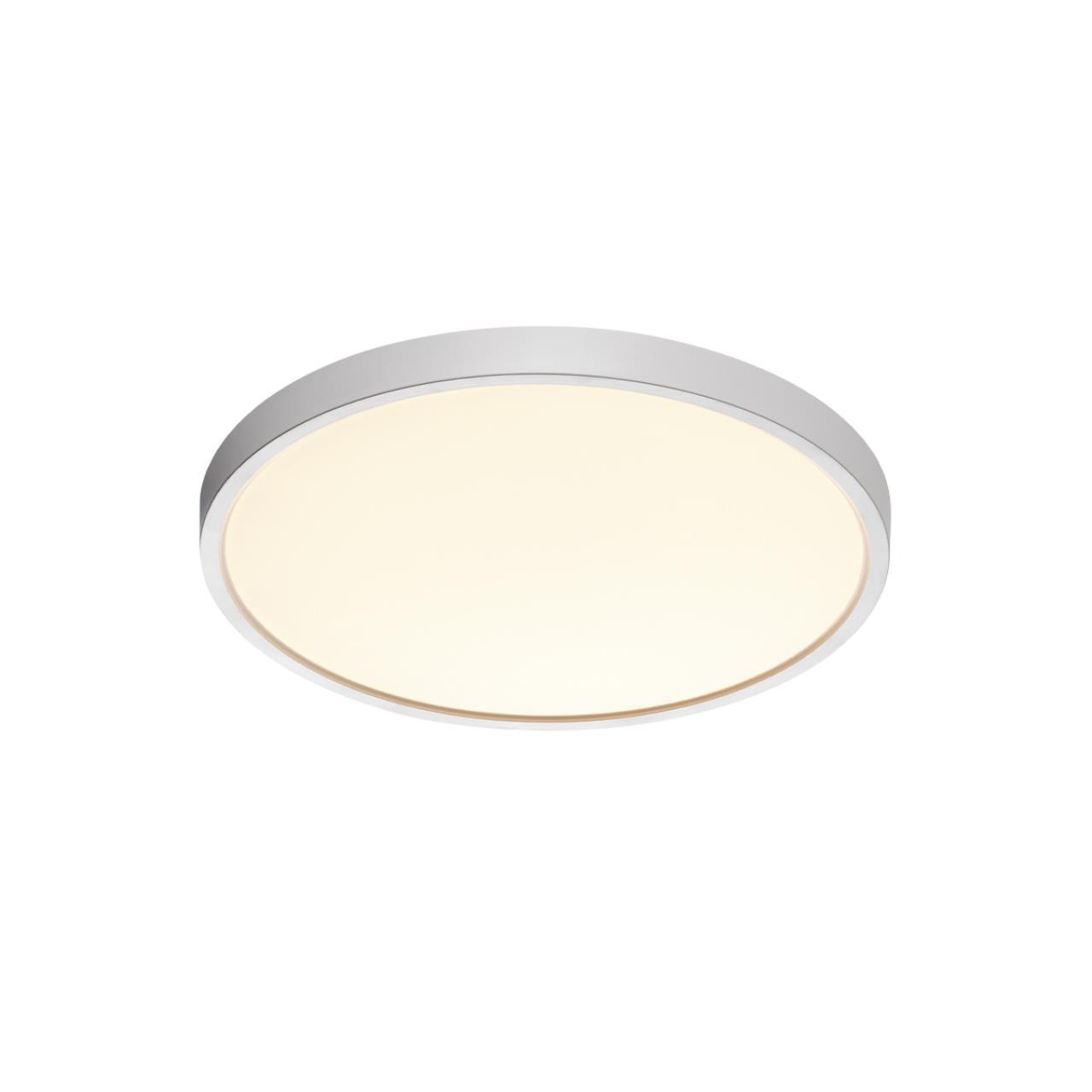 7659/24L MITRA LED SN 551 Светильник пластик/белый LED 24Вт 3000/4000K D300 IP40 ALFA WHITE — изображение 3