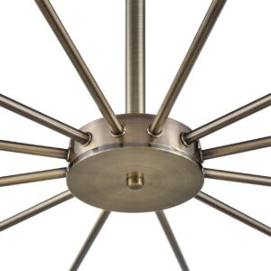 8100/12C COMFI LN26 106 бронза/белый металл/стекло Люстра потолочная Е14 12*40W 220V MAVE