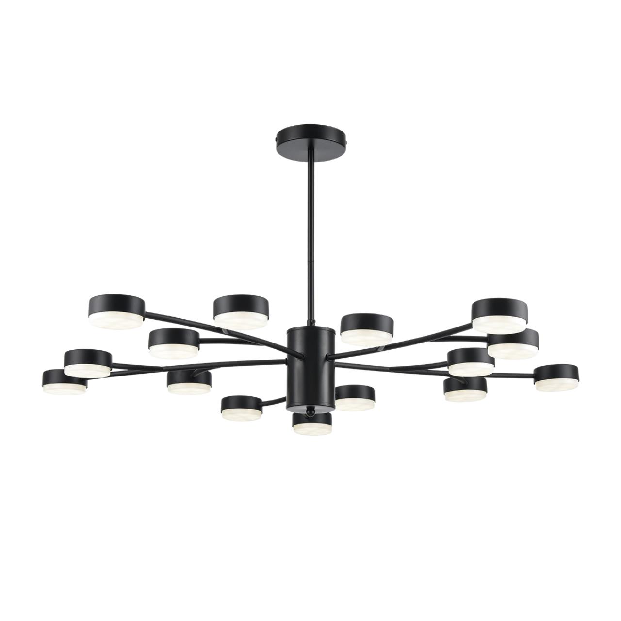 8117/15 COMFI LN26 235 черный, металл Люстра LED GX53 15*7W 220V TORINA — изображение 6
