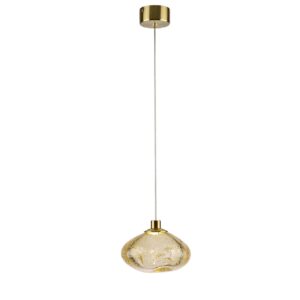 7042/4L L-VISION ODL25 249 Подвесной светильник янтарный/бронзов/металл/стекло IP20 LED 4W 3000K 220V MELA