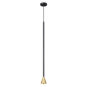 3884/1GB HIGHTECH ODL20 349 черно-золотистый/металл Подвесной светильник LED GU10 7W 220V PIPA