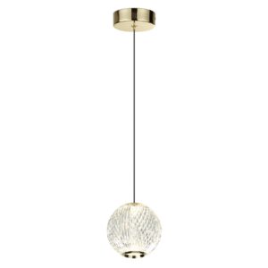 5008/5LA L-VISION ODL24 567 золотой/металл/акрил Подвес LED 5W 4000K 390лм CRYSTAL