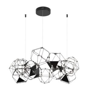 5087/56L L-VISION ODL25 293 черный хром/металл Люстра LED 56W 4000K 3360Лм TRELLIS