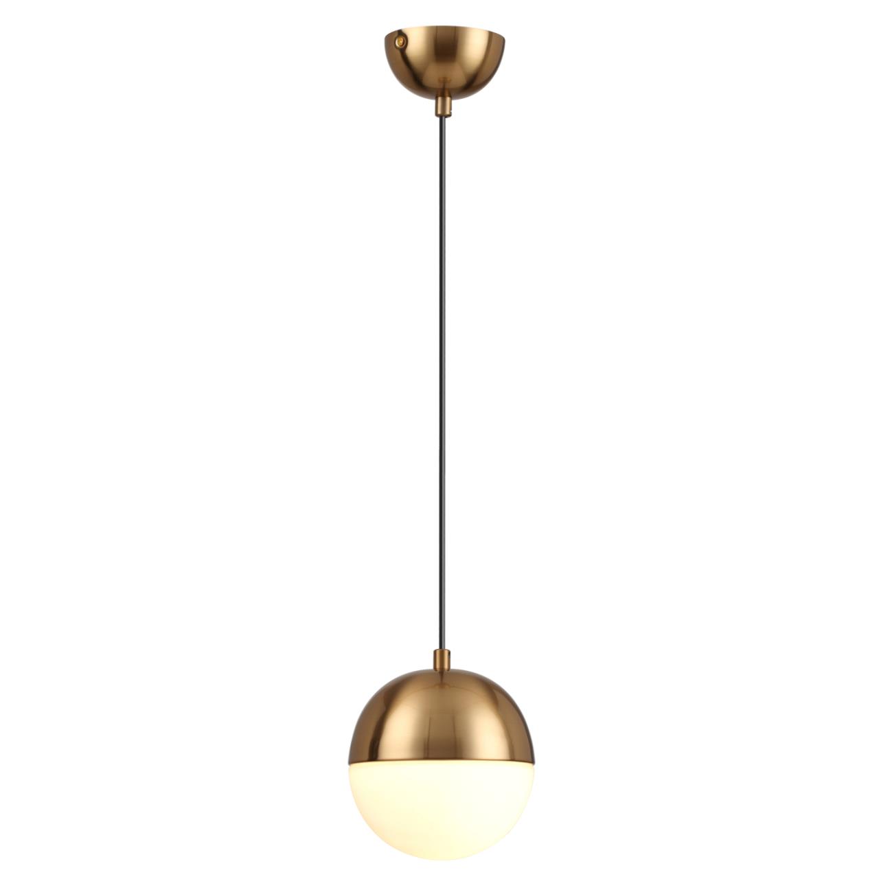 4960/1 PENDANT ODL22 393 античн.бронза/металл/белый/стекло Подвес E27 1*40W PINGA — изображение 4
