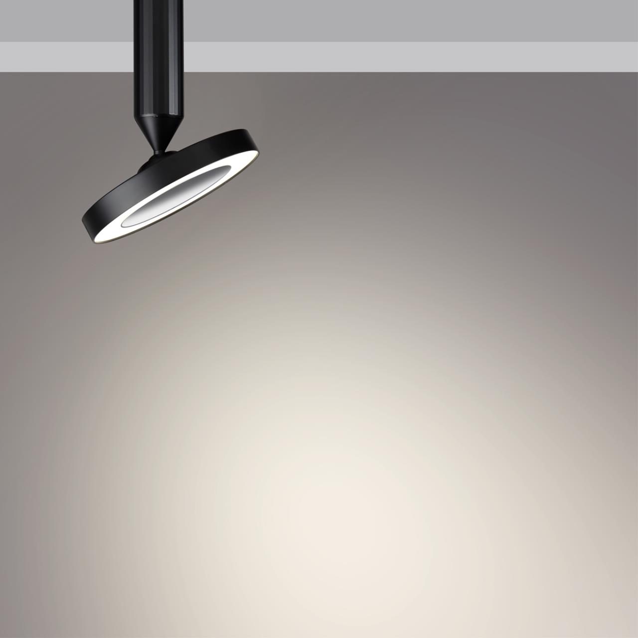 359279 OVER NT23 280 черный Светильник накладной светодиодный IP20 LED 18W 85-265V 1350Лм 3000К MIRROR — изображение 5