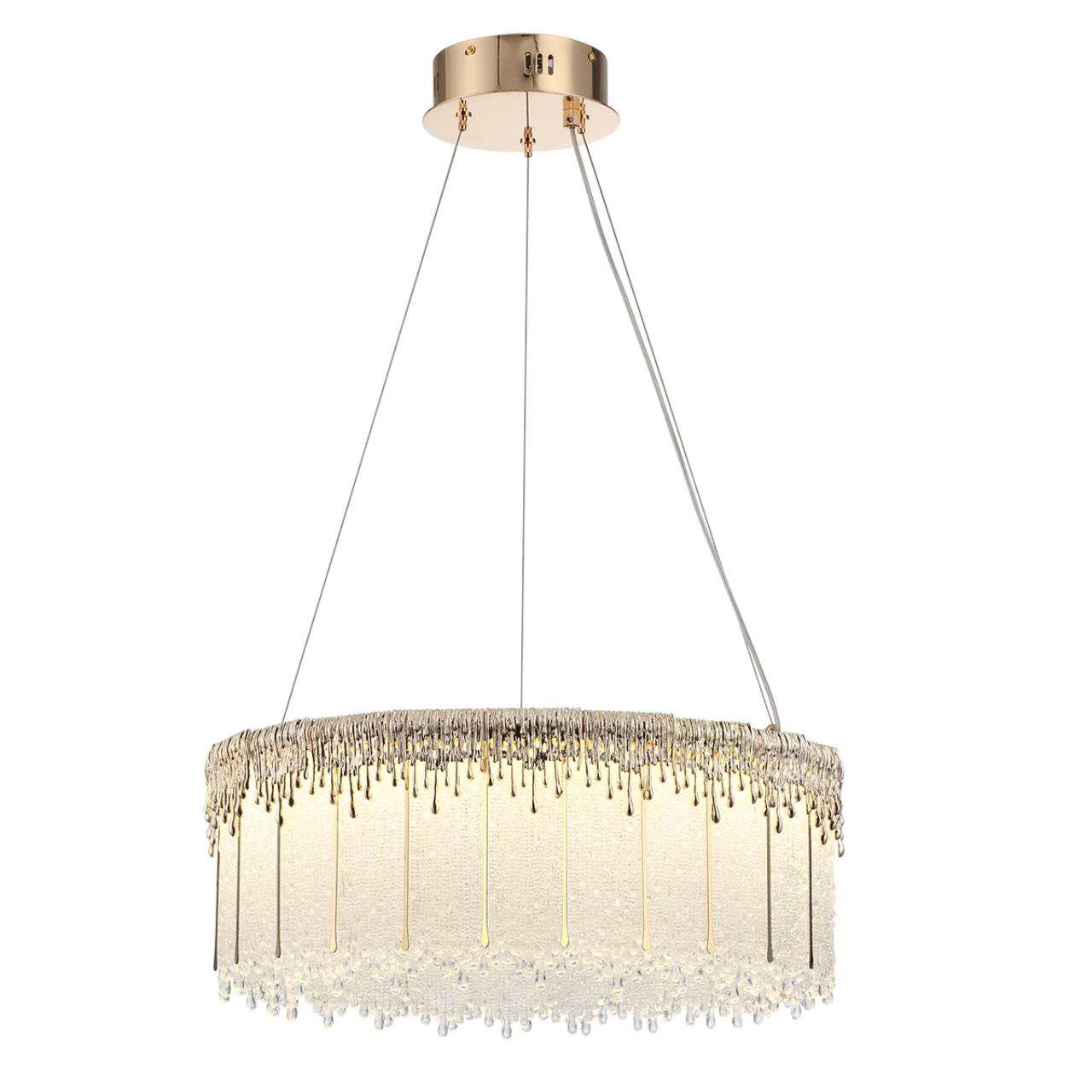 5091/60L L-VISION ODL25 555 золотой/стекло Люстра LED 60W 3700K 4968Лм CLEO — изображение 3
