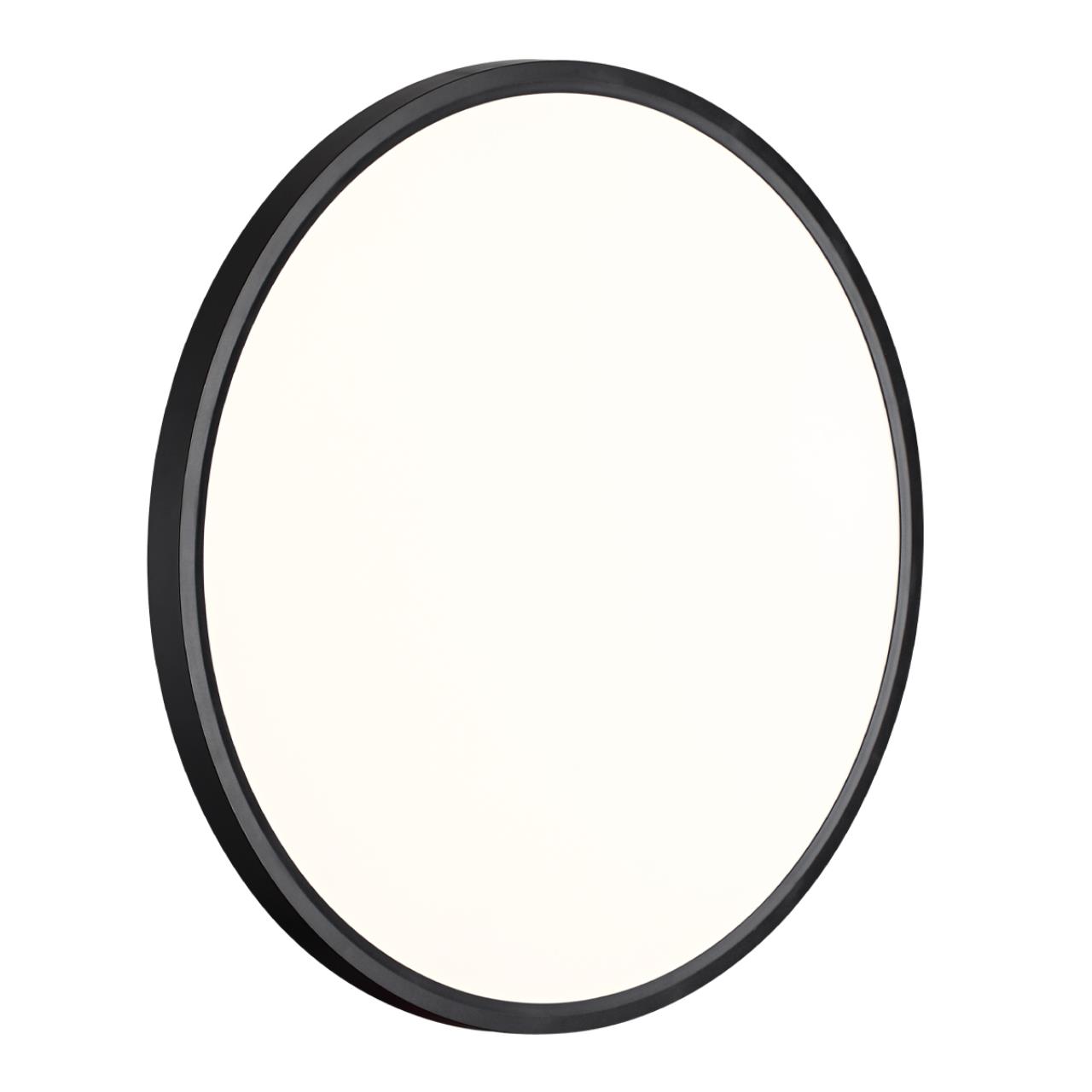 7660/40L MITRA LED SN 554 Светильник пластик/белый/черный LED 40Вт 3000/4000K D495 IP40 ALFA BLACK — изображение 7