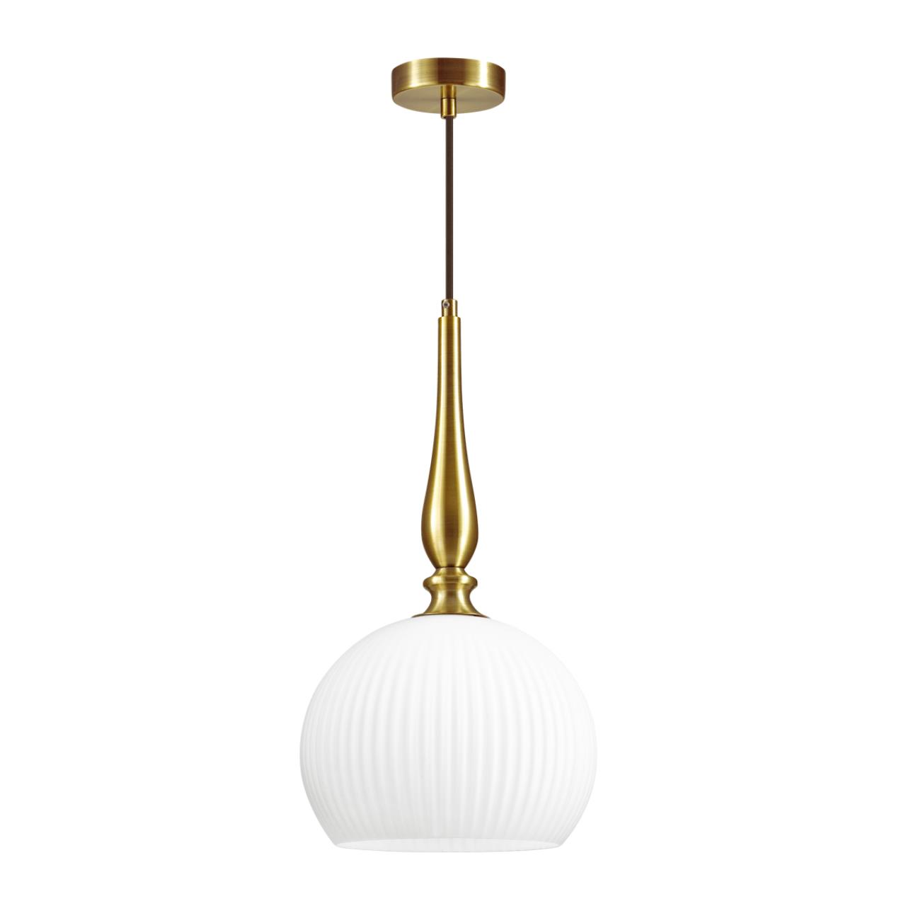 4766/1 PENDANT ODL21 413 белый/бронзовый Подвес E27 60W RUNGA — изображение 4