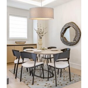 8251/2 MODERNI LN26 530  никель/серый, металл/текстиль Подвес Е27 2*60W 220V NIKKI