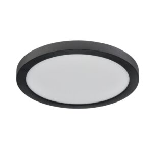 7788/18L MITRA LED SN 537 Светильник пластик/белый/черный LED 18Вт 3000/4000/6500К D225 IP44 CCT/датчик движения NEBULA BLACK
