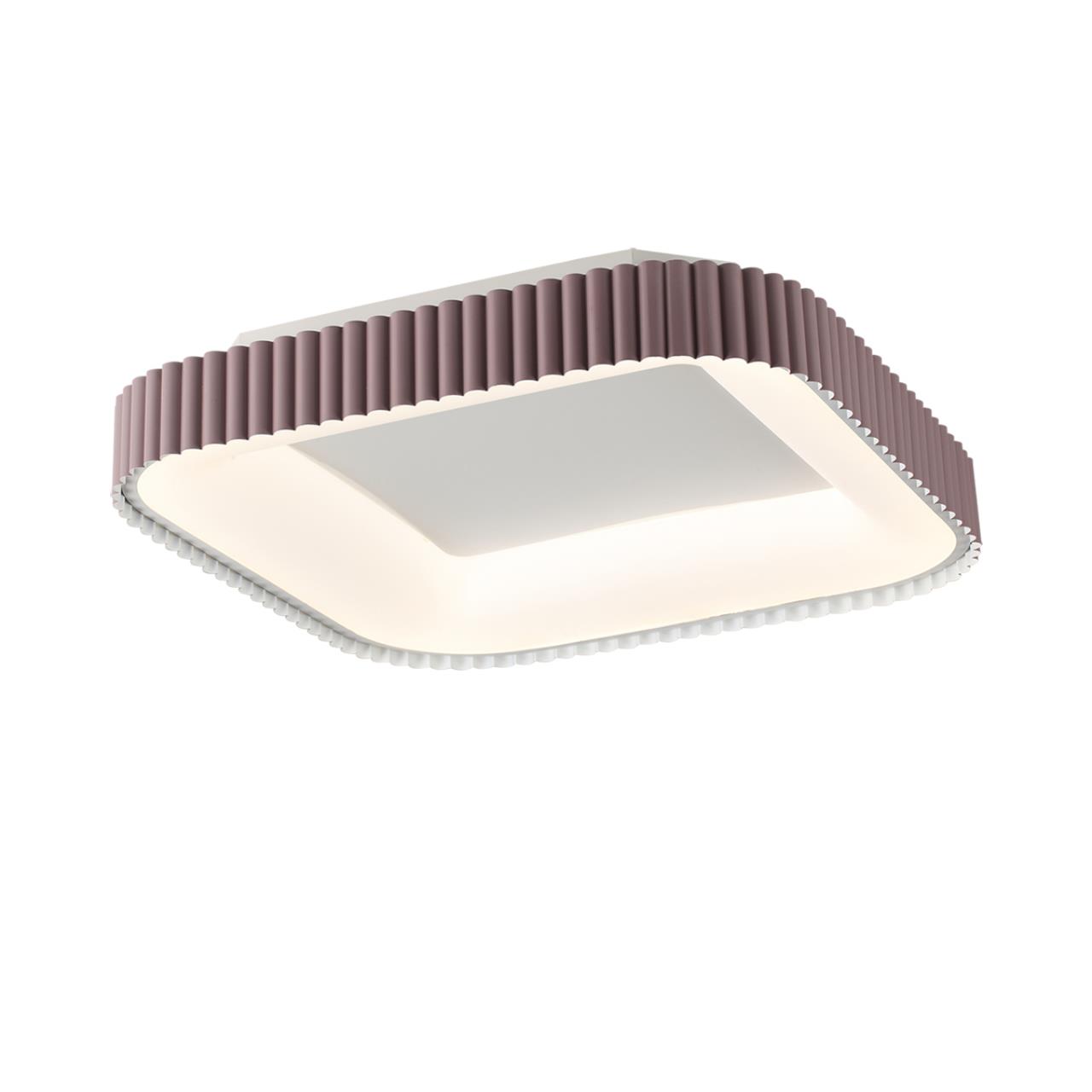 7770/56L AVRA LED SN 578 Светильник металл/белый/мокко LED (56Вт+14Вт) 3000-6000K 500х500 IP43 пульт ДУ+подсветка SHARMEL — изображение 5