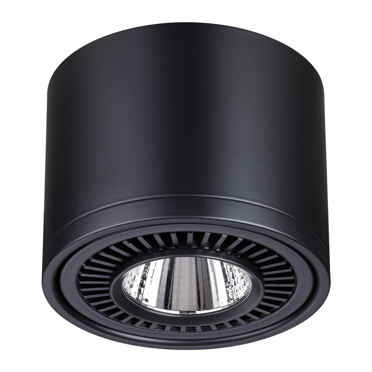 358814 OVER NT21 432 черный Светильник накладной светодиодный IP20 LED 18W 1600Лм 4000K 220V GESSO — изображение 6