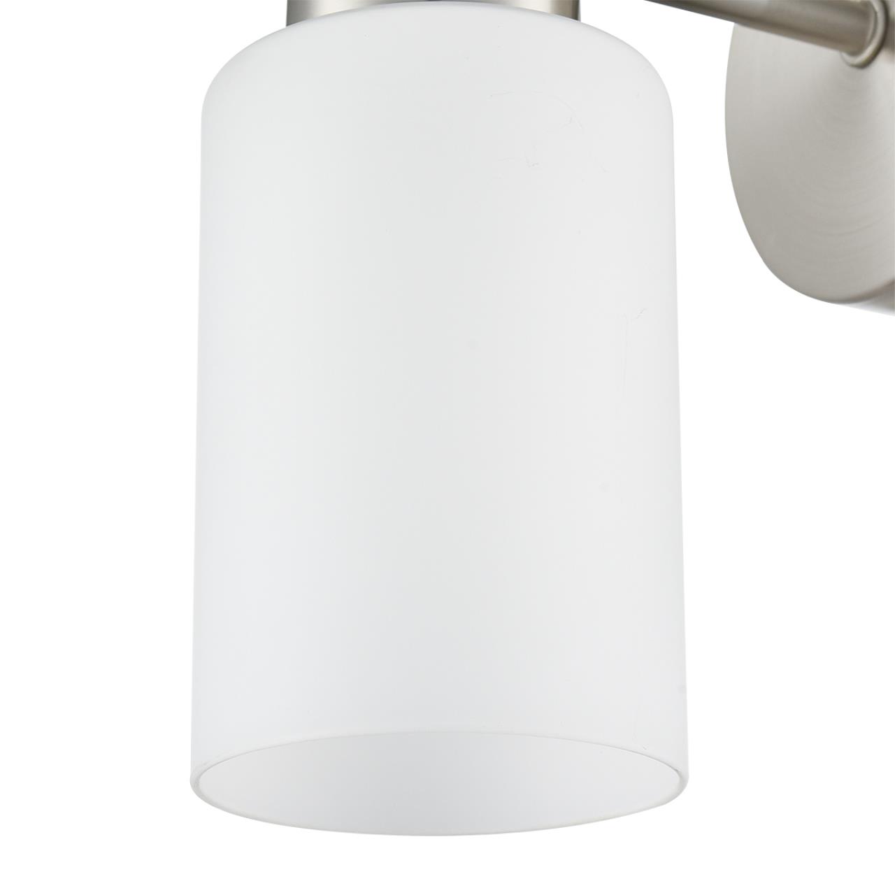 8099/1W COMFI LN26 105 никель/белый металл/стекло Бра Е14 1*40W 220V MAVE — изображение 7