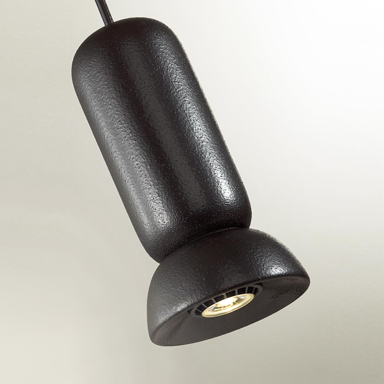 5054/1D PENDANT ODL24 379 черный/металл/керамика Подвес GU10 LED 4W KERAMA — изображение 5