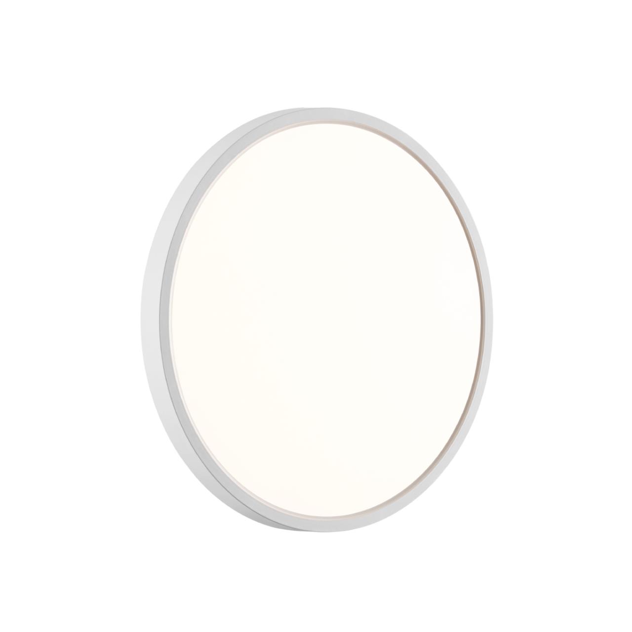 7659/24L MITRA LED SN 551 Светильник пластик/белый LED 24Вт 3000/4000K D300 IP40 ALFA WHITE — изображение 7