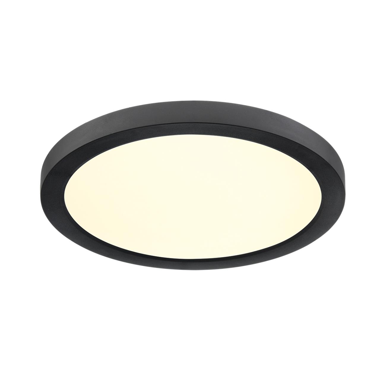 7788/18L MITRA LED SN 537 Светильник пластик/белый/черный LED 18Вт 3000/4000/6500К D225 IP44 CCT/датчик движения NEBULA BLACK — изображение 6