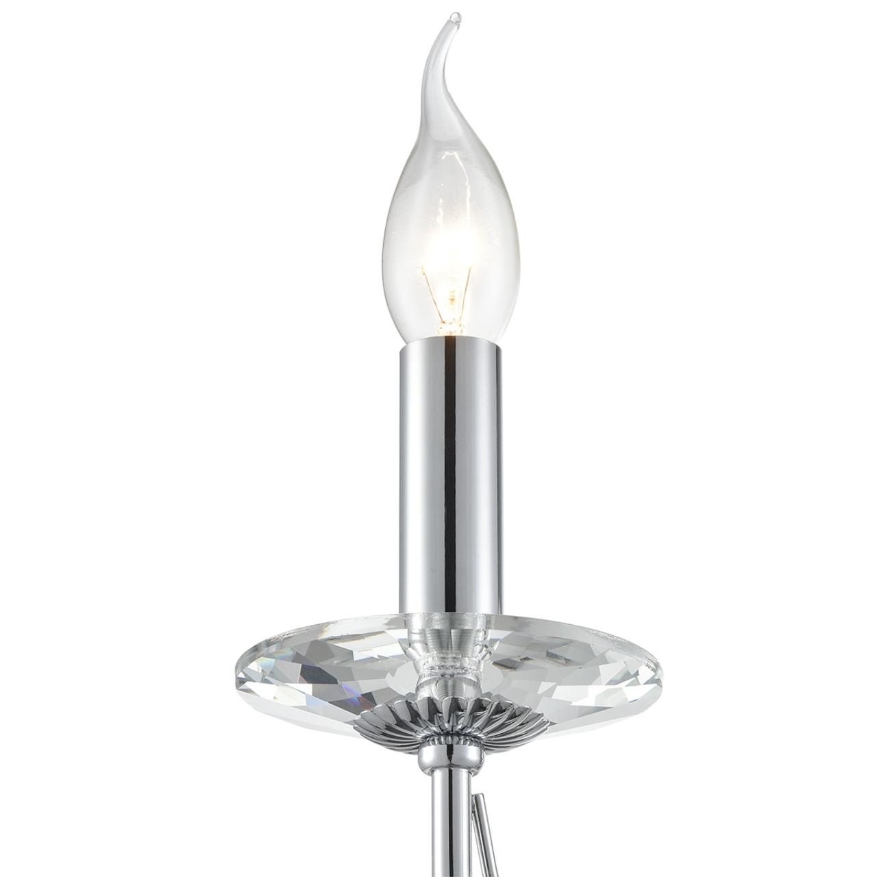 8034/1W CLASSI LN26 082 металл/стекло, хром/прозрачный Бра E14 1*40W 220V INCANTO — изображение 7