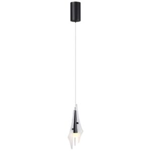 5442/6LA L-VISION ODL_EX26 059 черный/бел.матовый/металл/стекло/акрил Подвес LED 6W 3000K 633Лм AFALINA