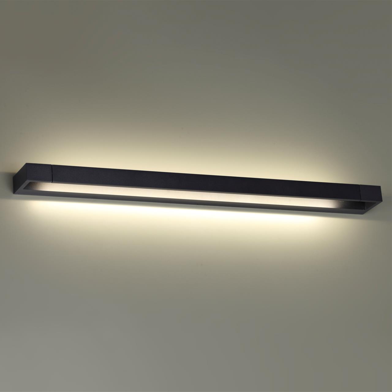 3888/24WB HIGHTECH ODL22 495 черный/металл Настенный поворотный светильник IP44 LED 24W 2430Лм 4000K ARNO — изображение 5