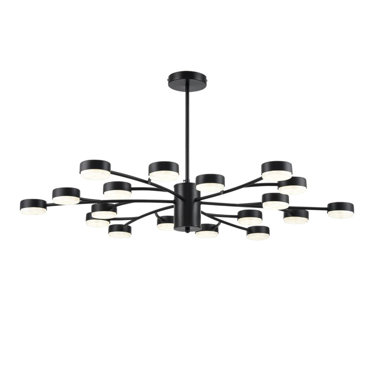 8117/18 COMFI LN26 235 черный, металл Люстра LED GX53 18*7W 220V TORINA — изображение 4