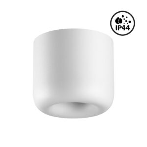 359439 OVER NT24 372 белый Светильник накладной влагозащищённый IP44 LED 10W 220-240V 3000K 650Лм LISSE