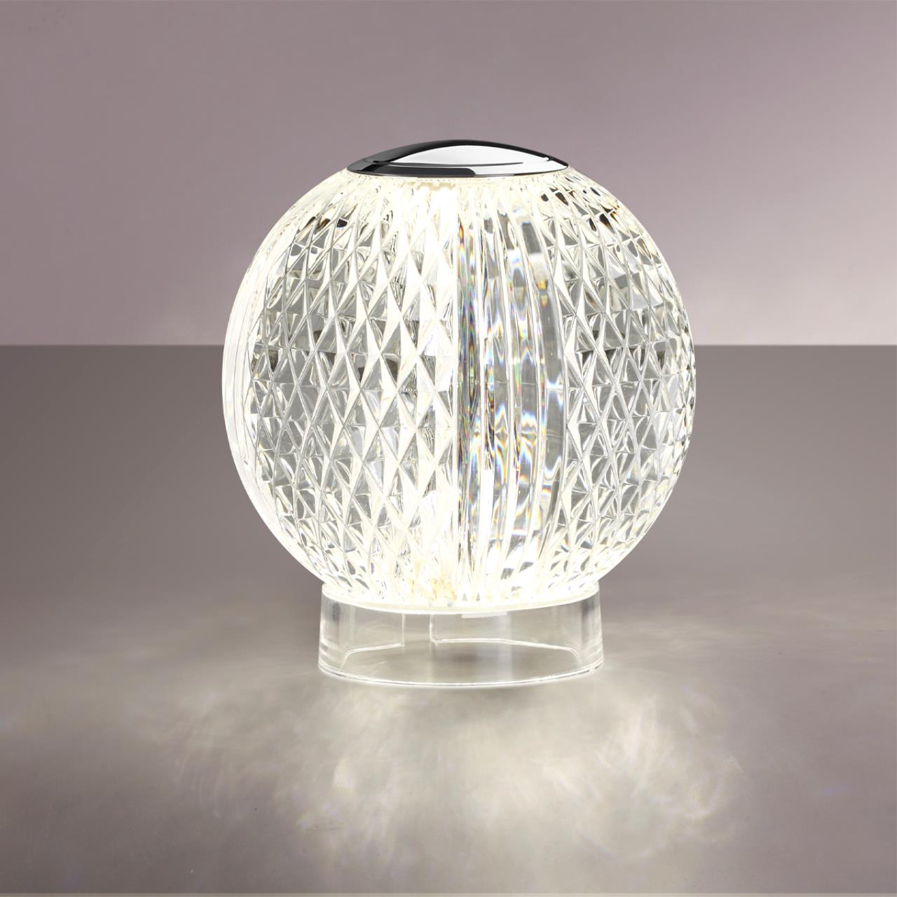 5007/2TL L-VISION ODL24 567 хром/металл/акрил Настольный светильник LED 2W 4000K 200лм CRYSTAL — изображение 4