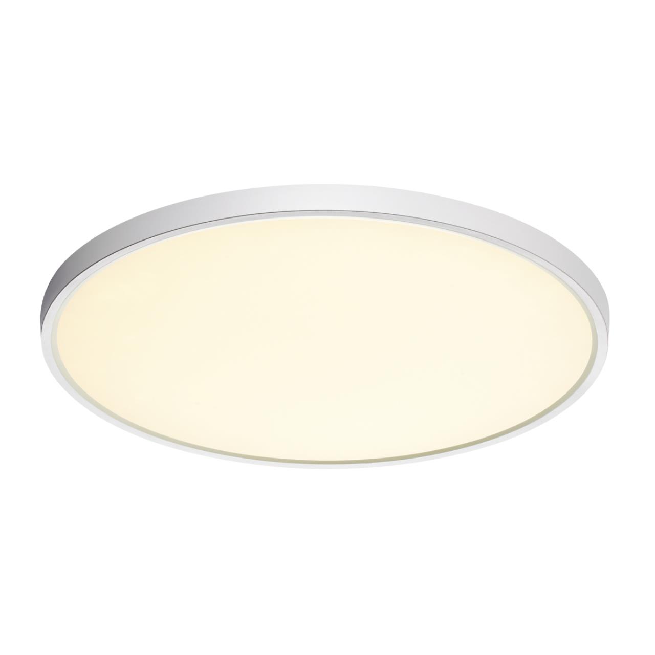 7659/40L MITRA LED SN 551 Светильник пластик/белый LED 40Вт 3000/4000K D495 IP40 ALFA WHITE — изображение 2