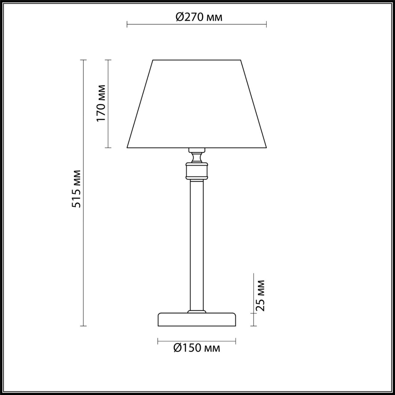 4429/1T NEOCLASSI LN26 072 античная латунь, бежевый Настольная лампа E14 1*40W 220V MONTANA — изображение 2