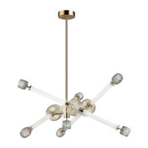5426/54CL L-VISION ODL_EX24 000 золотой/белый/дымчатый/коньячный/металл/стекло/акрил Люстра LED 54W 3000K KLIFF