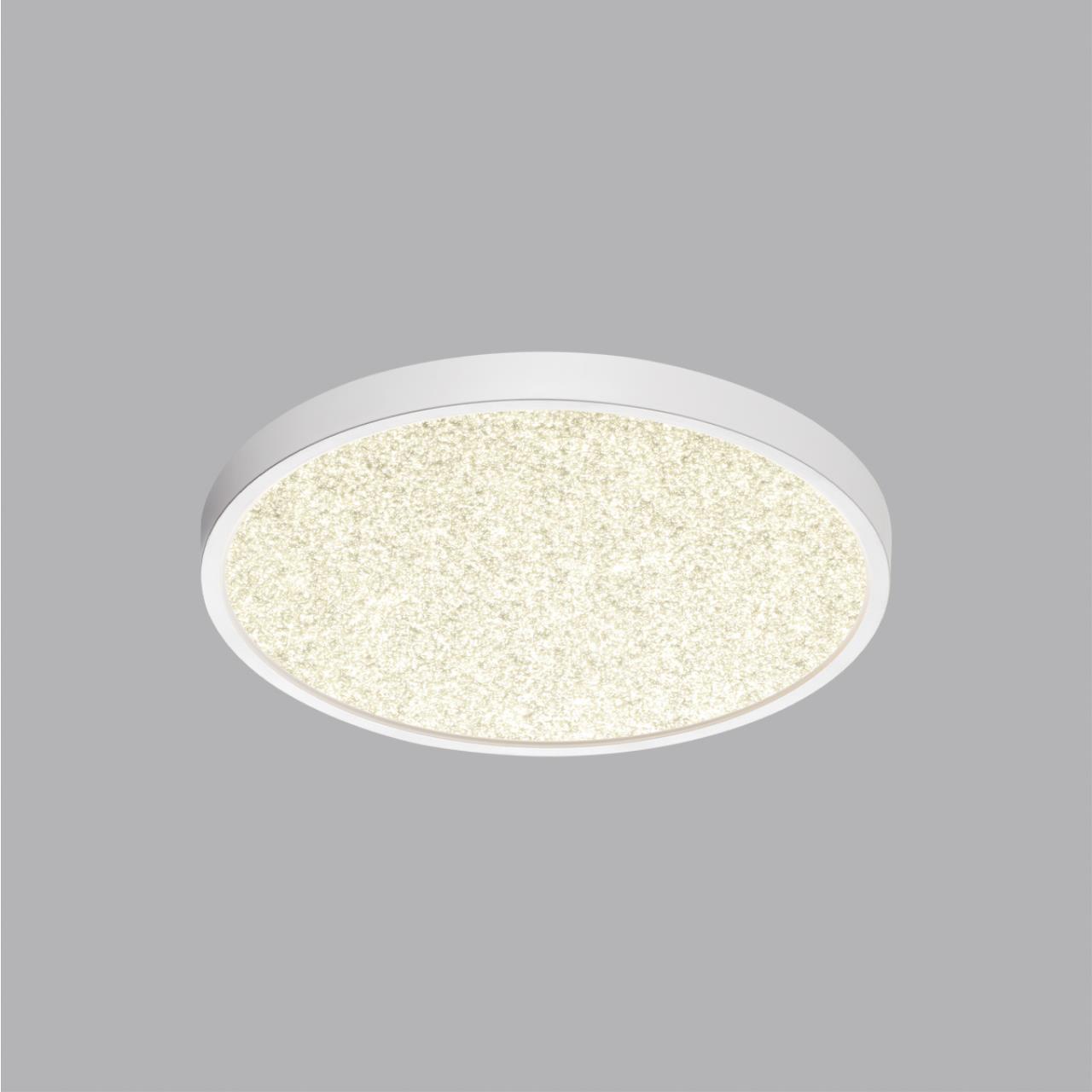 7661/24L MITRA LED SN 555 Светильник пластик/белый LED 24Вт 3000/4000K D300 IP40 OMEGA WHITE — изображение 5