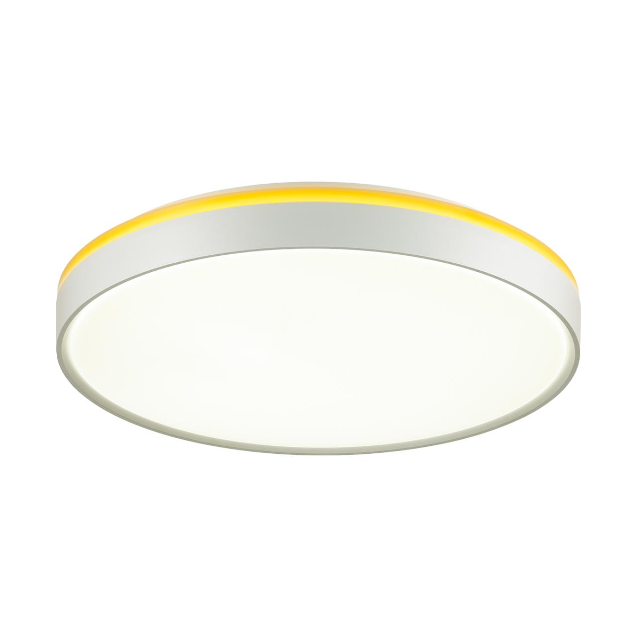 7709/ELN COLOR SN 154 Светильник пластик/желтый LED 76Вт 3000/4000/6000К D500 IP43 CCT KEZO YELLOW — изображение 4