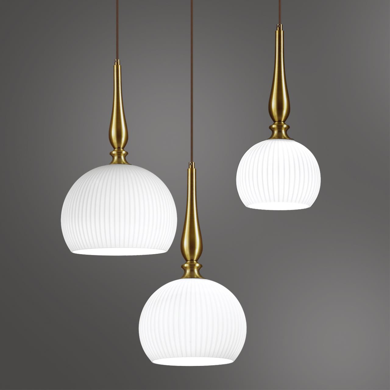 4766/1 PENDANT ODL21 413 белый/бронзовый Подвес E27 60W RUNGA — изображение 2