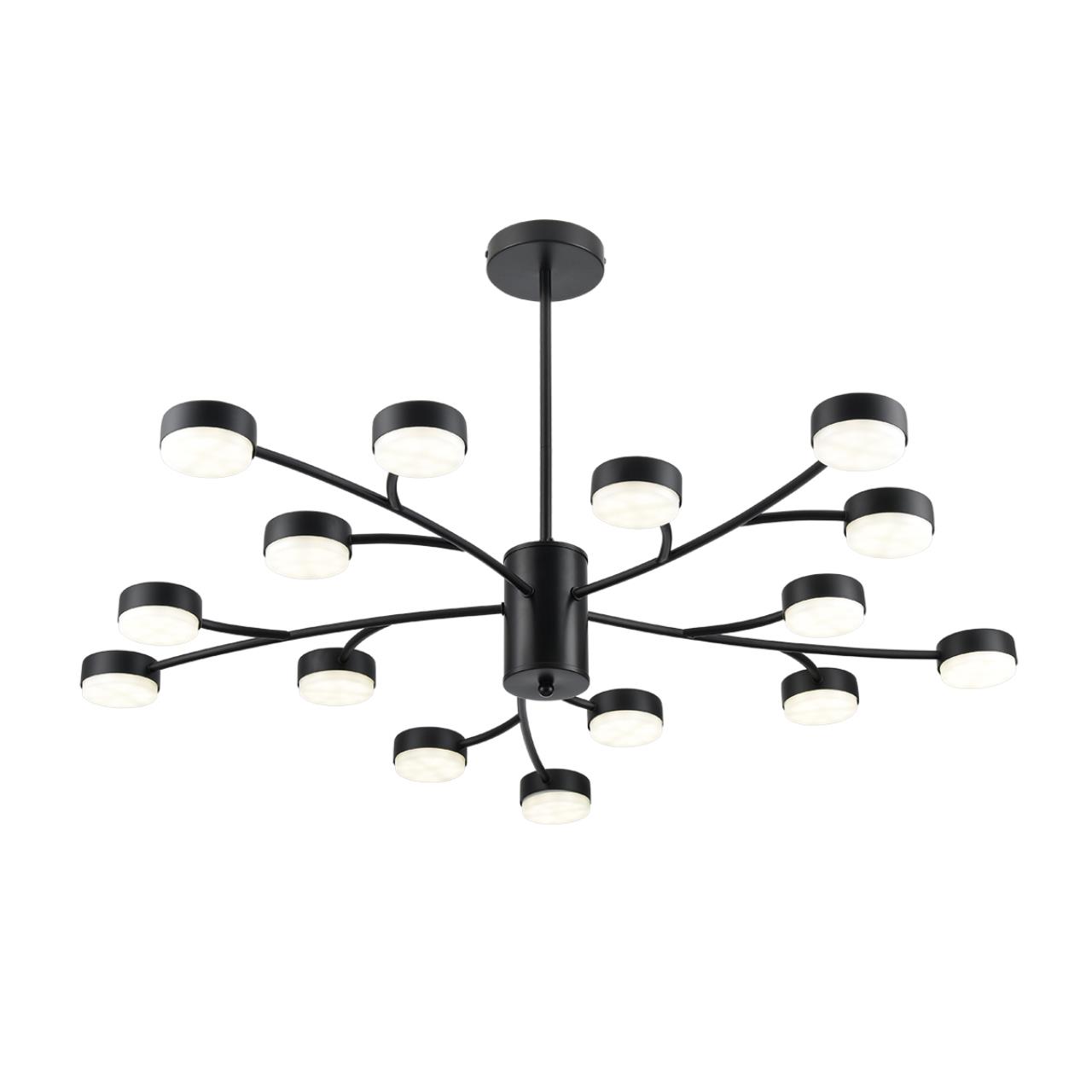 8117/15 COMFI LN26 235 черный, металл Люстра LED GX53 15*7W 220V TORINA — изображение 7