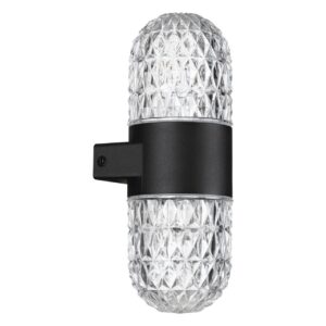 359296 STREET NT24 724 черный Светильник ландшафтный настенный IP65 LED 14W 4000K 175-265V ESTIMA