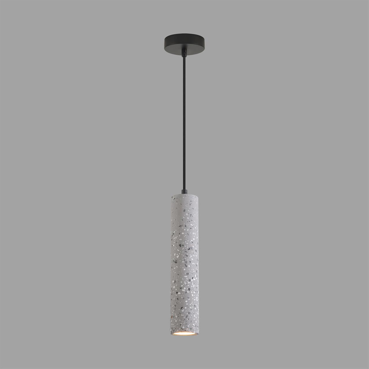 8357/1A SUSPENTIONI LN26 331 черный/серый, металл/цемент Подвес GU10 LED 5W 220V SHAMAREL — изображение 4