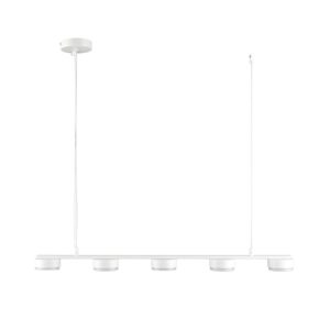 8265/5 COMFI LN26 234 металл, белый Светильник подвесной GX53 LED 5*7W 220V TORINA