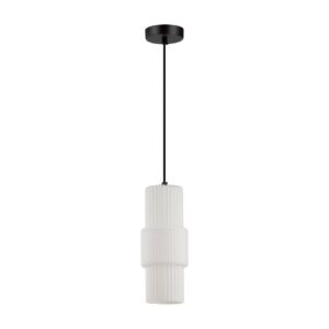 5017/1 MODERN ODL23 405 черный/белый матовый металл/стекло Подвес E14 1*40W PIMPA