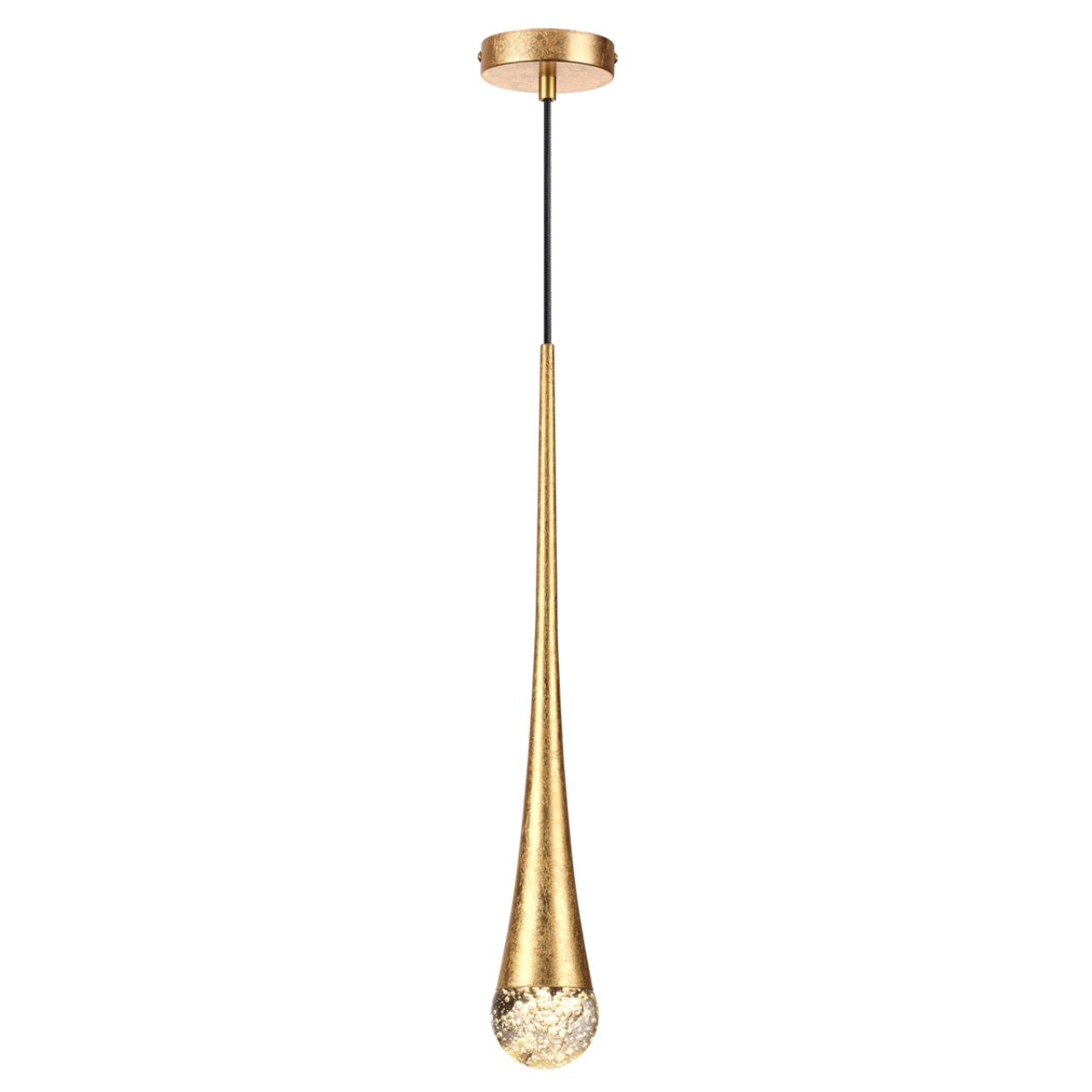 4278/1 L-VISION ODL21 241 прозрачн/золот фольг-ние Подвесной светильник IP20 GU10 LED max 6W GOTA — изображение 5
