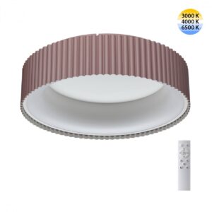7714/56L AVRA LED SN 574 Светильник металл/акрил/белый/мокко LED 56Вт 3000-6500К D460 IP20 пульт ДУ SHARMEL