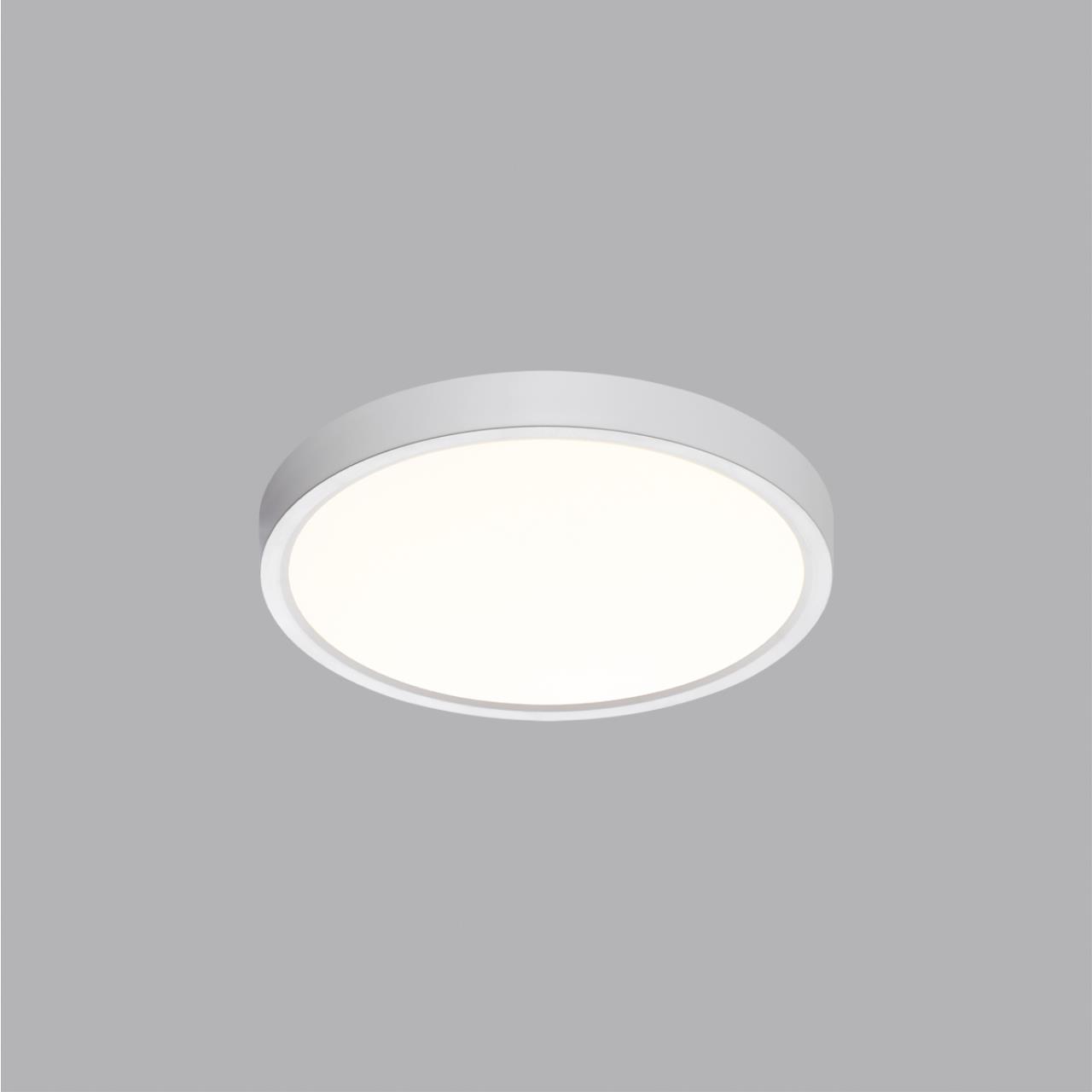 7659/18L MITRA LED SN 551 Светильник пластик/белый LED 18Вт 3000/4000K D230 IP40 ALFA WHITE — изображение 5