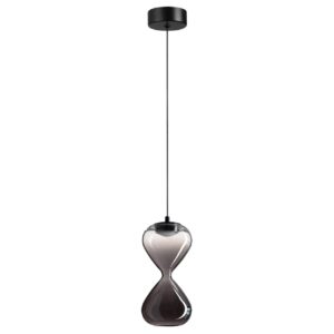 5092/4L PENDANT ODL25 357 черный/прозрачн/дымчатый градиент/металл/стекло Подвес LED 4W 4000K 388Лм GLESSI