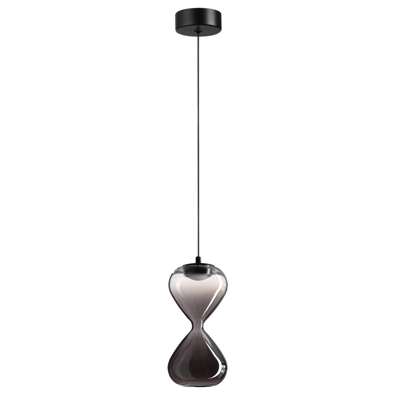 5092/4L PENDANT ODL25 357 черный/прозрачн/дымчатый градиент/металл/стекло Подвес LED 4W 4000K 388Лм GLESSI