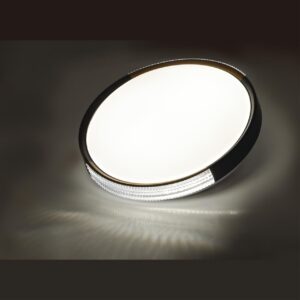 7629/ELN PALE SN 184 Светильник пластик/черный/золотистый LED 76Вт 3000/4000/6000K D490 IP43 CCT VELIO