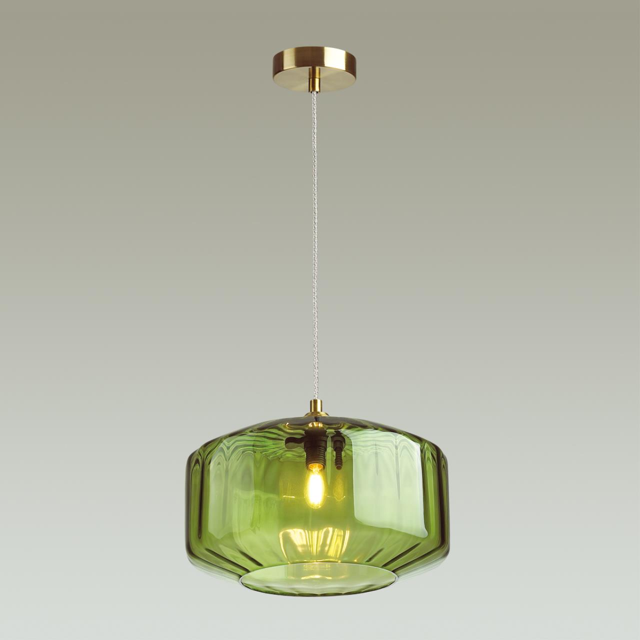 4783/1 PENDANT ODL21 409 зеленый/бронзовый Подвес E27 60W BINGA — изображение 5