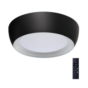 7716/54L AVRA LED SN 590 Светильник металл/акрил/белый/черный LED 54Вт 3000-6500К D500 IP20 пульт ДУ CRONUS