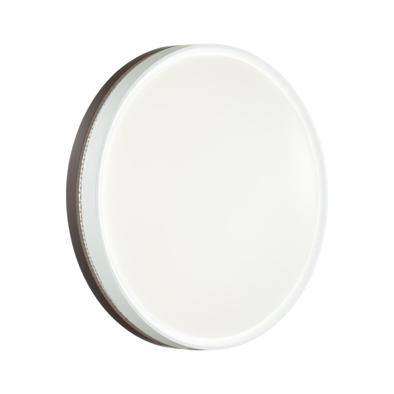 7668/DLN COLOR SN 152 Светильник пластик/белый/темно-коричневый LED 48Вт 3000/4000/6000К D415 IP43 CCT NOHAVA BROWN — изображение 3