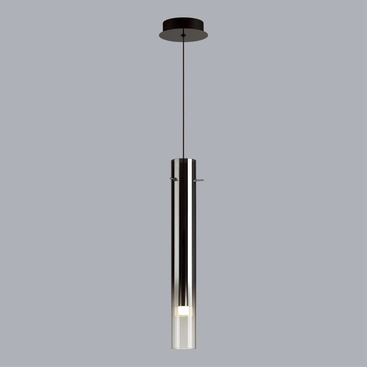 5061/5L PENDANT ODL24 383 черный/темн.хром/металл/стекло Подвес LED 4W 3000K SHINY — изображение 4