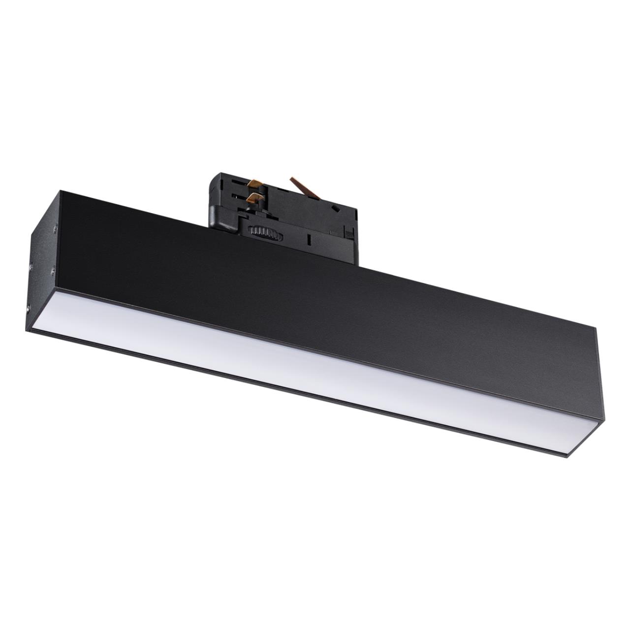358853 PORT NT22 308 черный Светильник трехфазный трековый светодиодный IP20 LED 4000K 18W 220V ITER — изображение 4