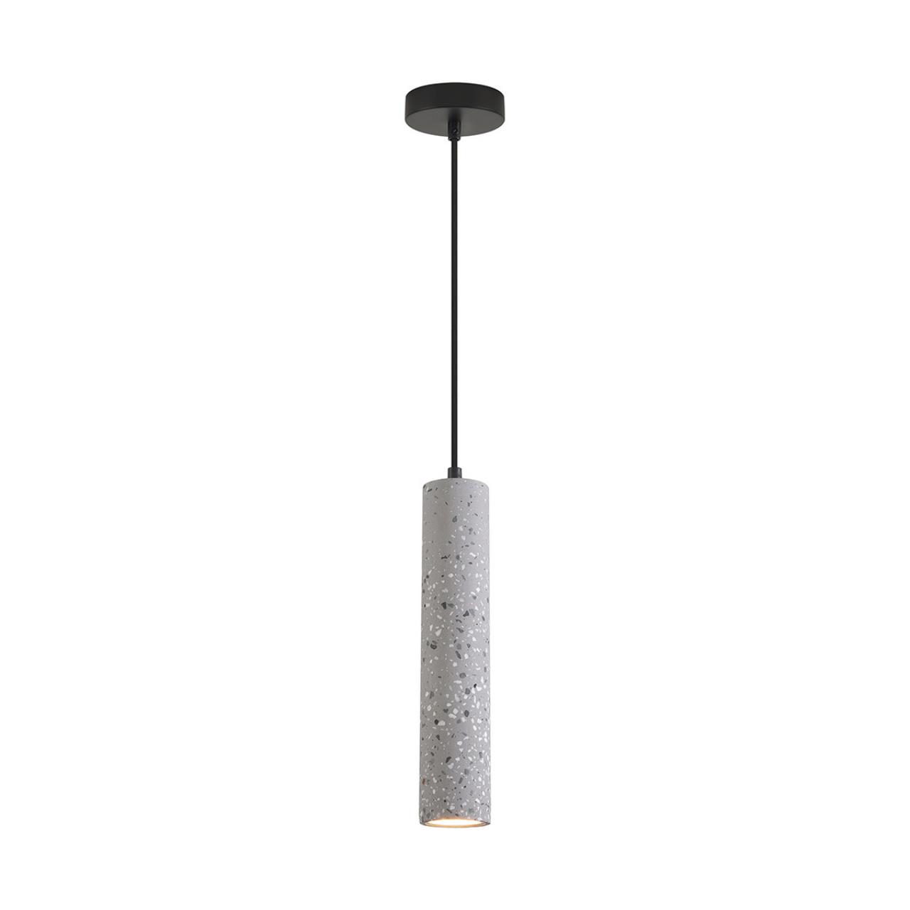 8357/1A SUSPENTIONI LN26 331 черный/серый, металл/цемент Подвес GU10 LED 5W 220V SHAMAREL — изображение 5