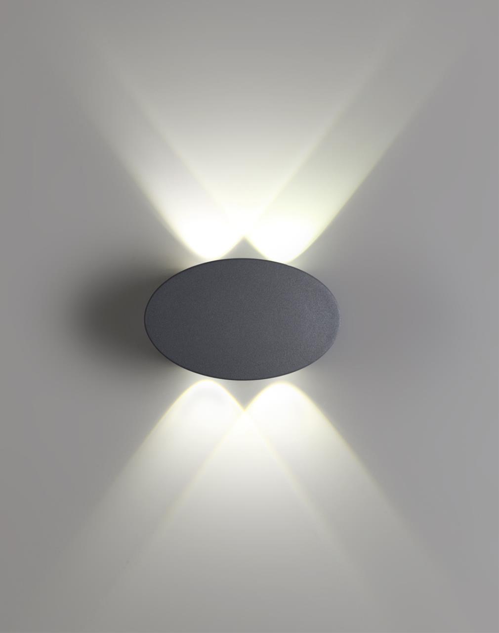 358562 STREET NT21 734 темно-серый Ландшафтный настенный светильник IP54 LED 4000K 4W 85-265V CALLE — изображение 3